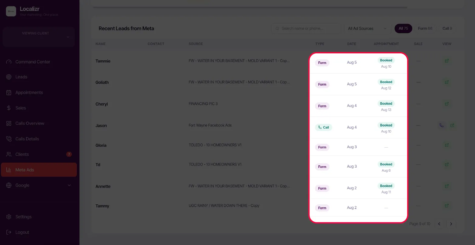 Localizr OS_ single lead trace view,